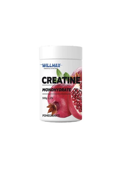 Креатин Creatine Monohydrate, 500 грамм Гранат Willmax (334707765)