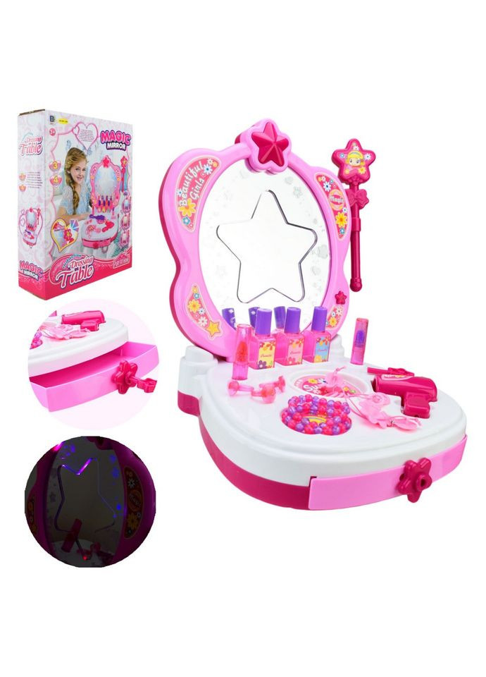 Детский туалетный столик 661-125 свет, звук, палочка, фен, расческа BMW (317044891)