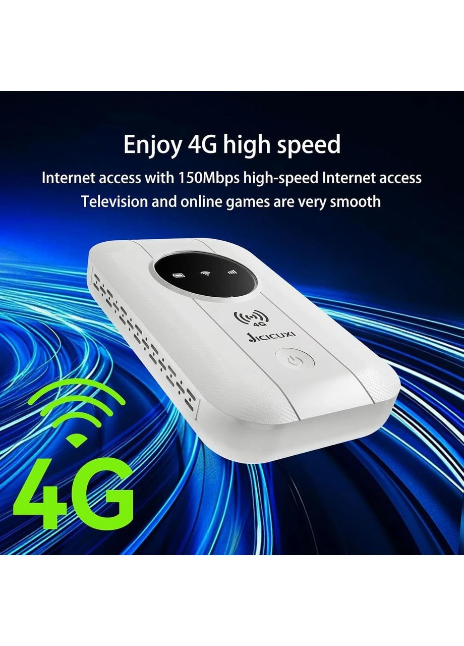 4G MiFi роутер, портативный дорожный Wi-Fi роутер со слотом для SIM-карты, мобильный Wi-Fi роутер 150 Мбит/с, Amazon, Германия No Brand (400404817)