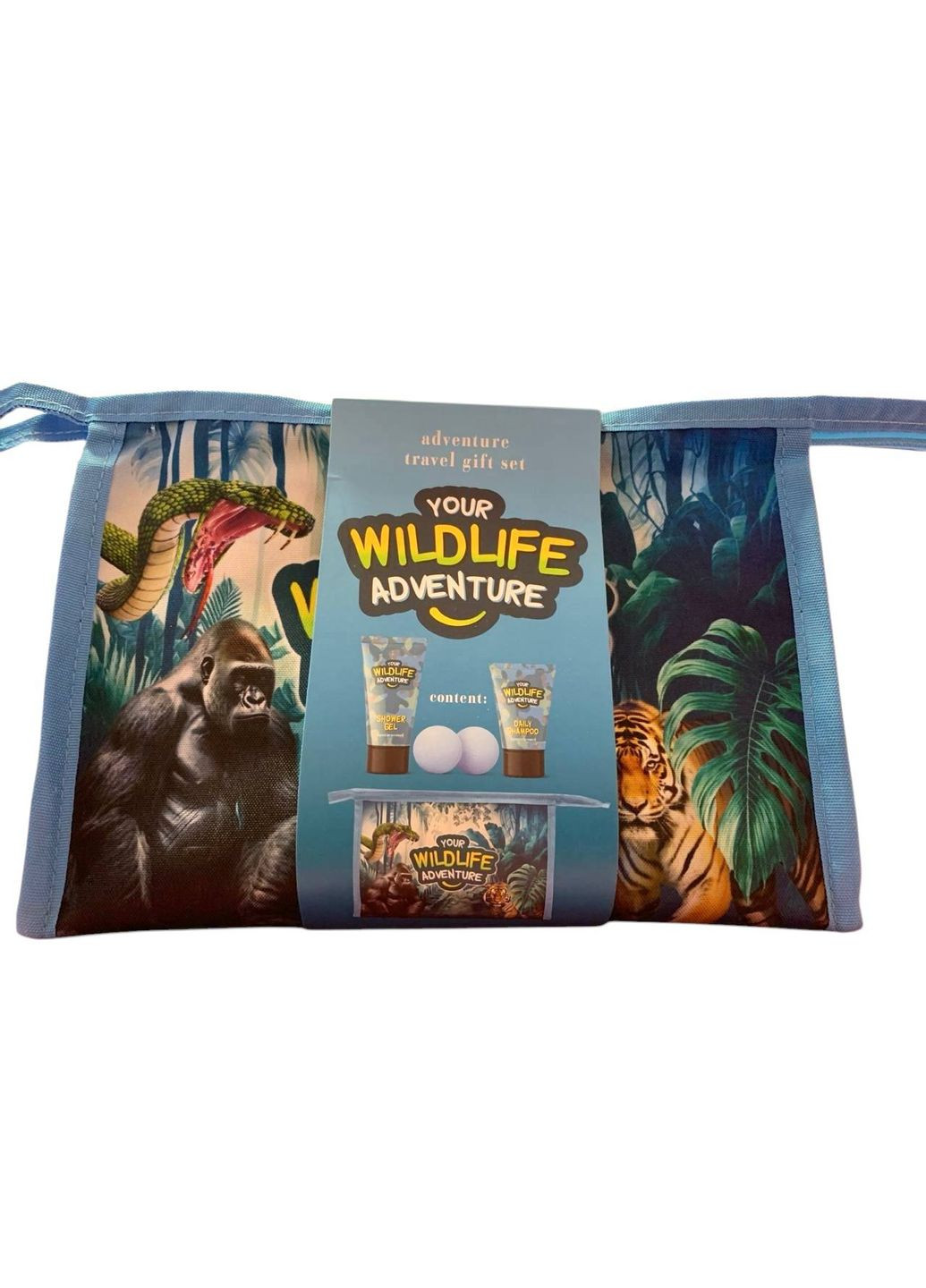 Подарочный набор WildLife adventure(шампунь, гель для душа, бомбочка*2) No Brand (316681911)