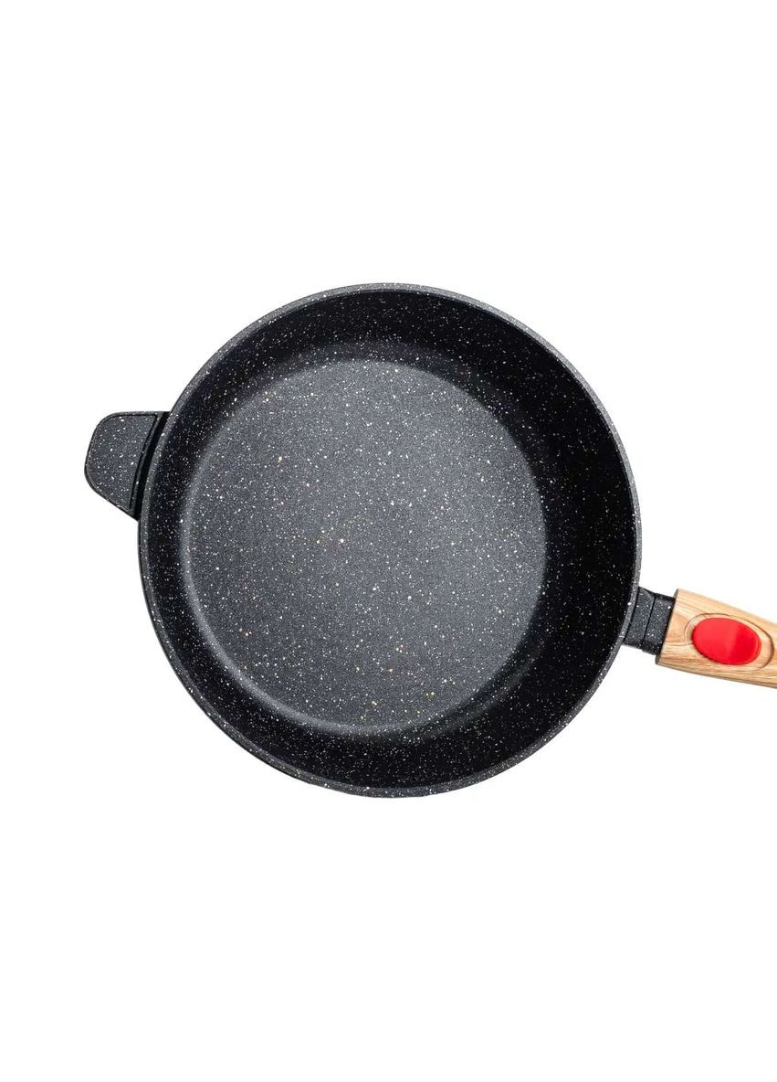 Сковорода универсальная MGC алюминиевая 26 см со съемной ручкой, черный MGC HP-4-464B No Brand (360481699)