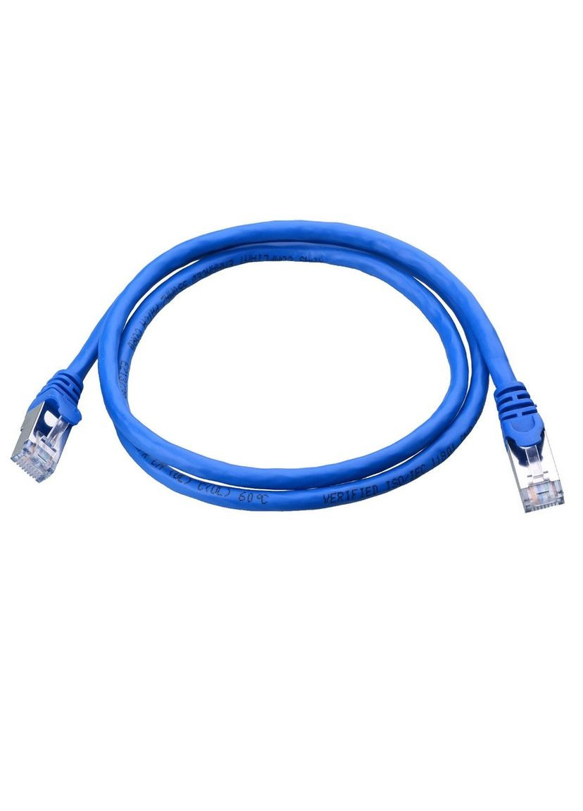 Кабель Gigabit Ethernet cable 1 m Blue (3025563) MI (268752672)