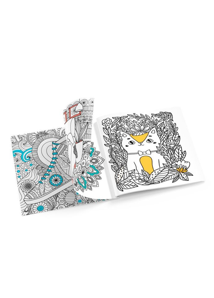 Розмальовка антистрес "Color & relax pastel" РМ 67 2, 24 сторінки Апельсин (364133499)