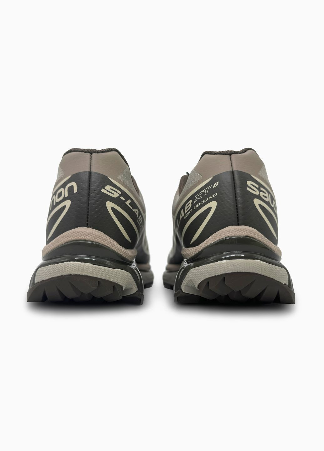 Коричневі Осінні кросівки чоловічі salomon xt- 6 lab brown beige | саломон хт-6 коричневі No Brand