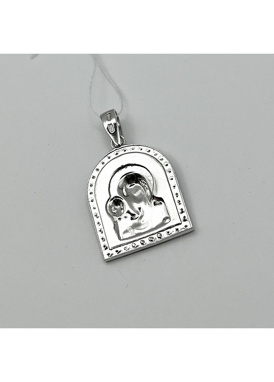 Православна ладанка срібна "Богородиця Казанська" 3,5 г No Brand (369737111)