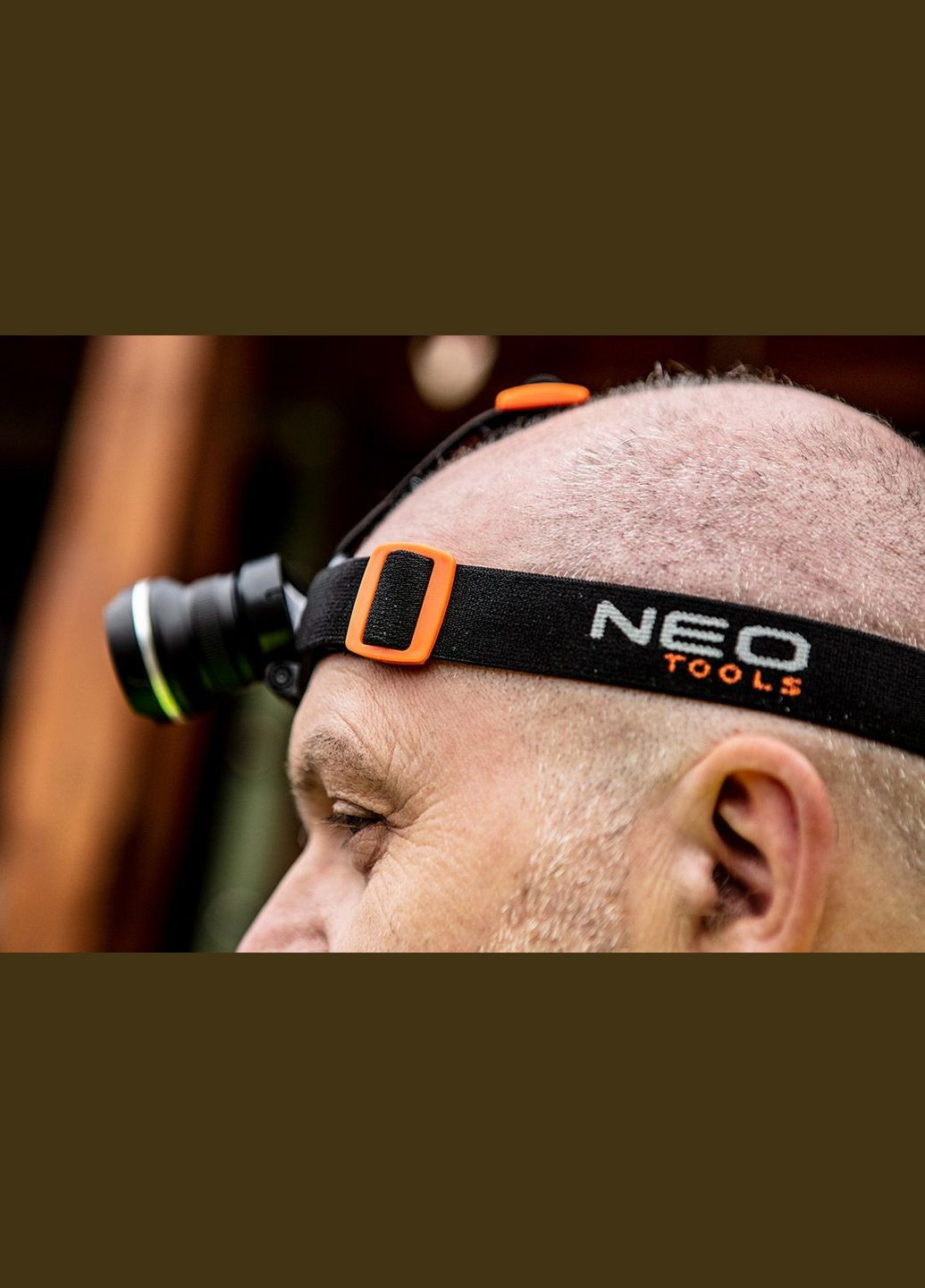 Ліхтар налобний на батарейках, AAAх3, 400лм, 5Вт, 3 функції освітлення, зум Neo Tools (315502463)