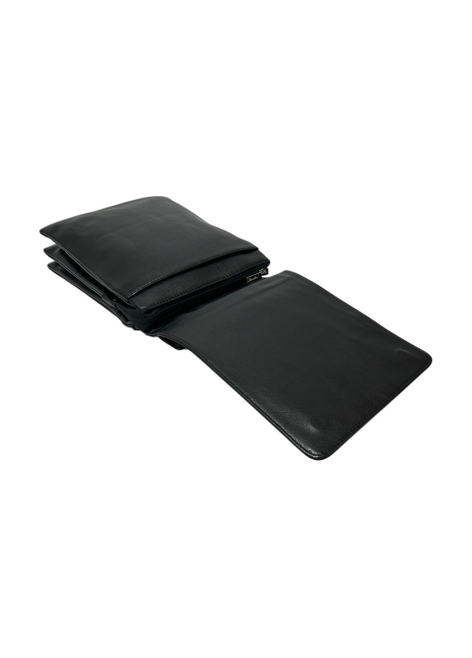 Чоловіча сумка з еко-шкіри Cantlor 7787L чорна 28 x 22,5 x 4 No Brand (371682435)