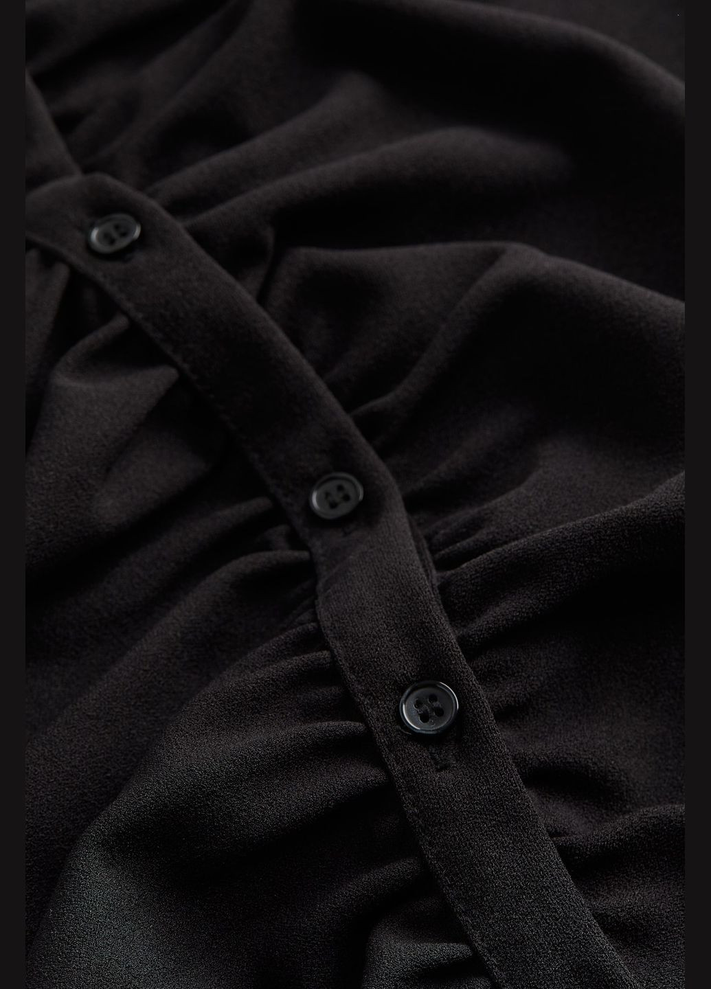 Чорна повсякденний плаття, сукня H&M однотонна