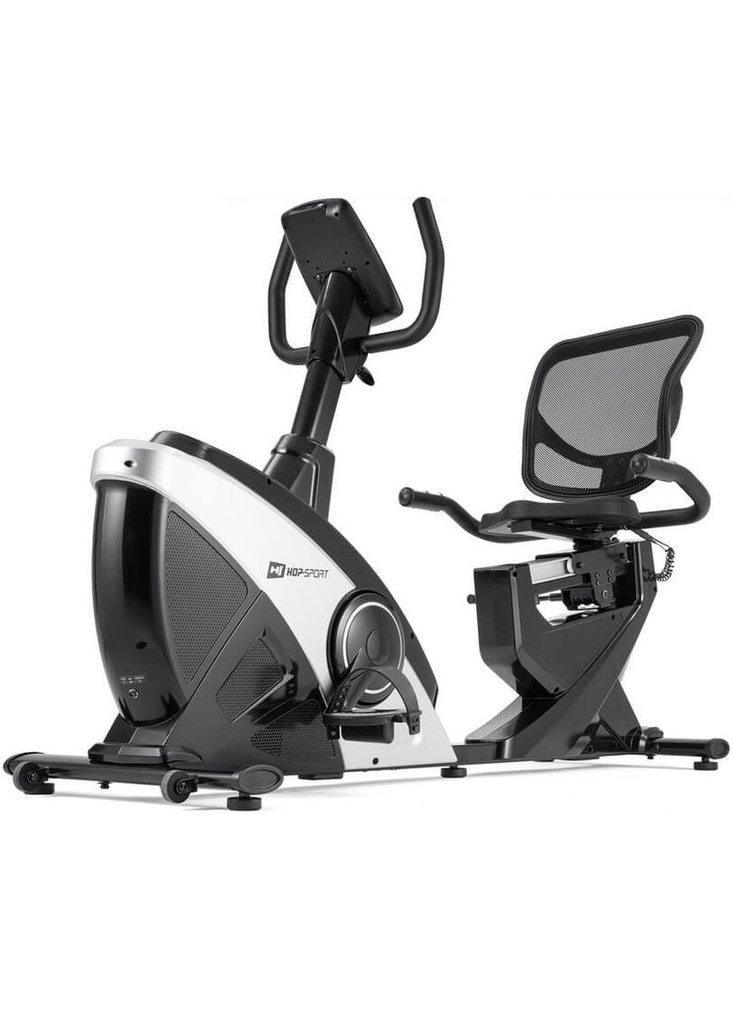 Горизонтальный велотренажер HS-070L Helix серебристый iConsole+ Hop-Sport (301538782)