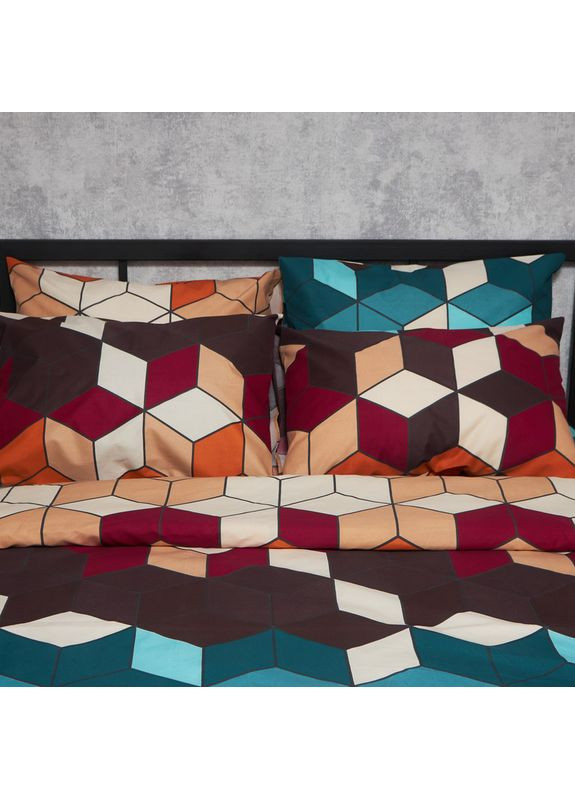 Комплект постельного белья Микросатин Premium «» Семейные 143х210х2 наволочки 2х50х70 (MS-820007936) Moon&Star Modern Chaos (356114573)