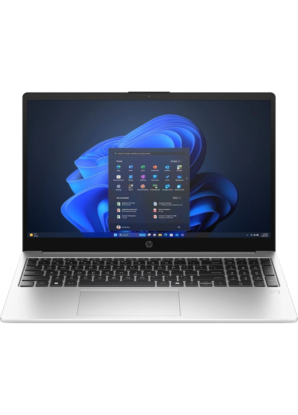 Ноутбук CN5X6AT 250R-G10 15.6" FHD IPS AG, Intel 3-100U, 16GB, F512GB, UMA, DOS, HP (377468632)