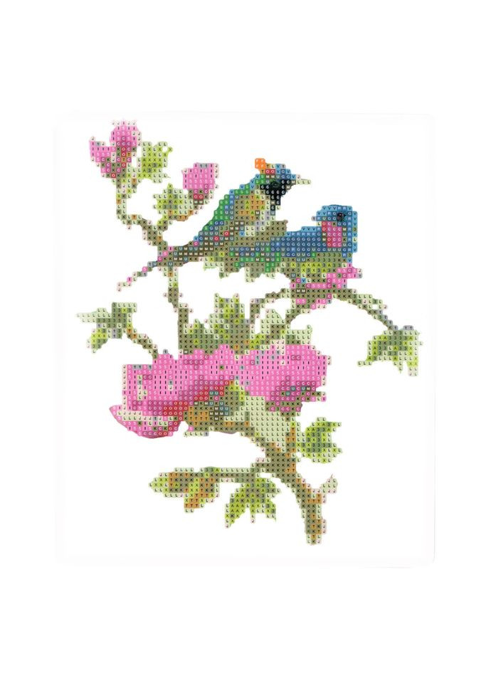 Алмазна мозаїка "Магнолія з пташками" 189772 картон, неповна викладка Diamond-hands (337511725)