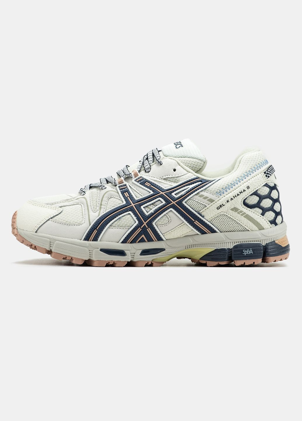 Білі Зимовий кросівки зимові чоловічі asics gel-kahana 8 winter white beige blue | асікс гель-кахана 8 білі бежеві сині всередині хутро No Brand