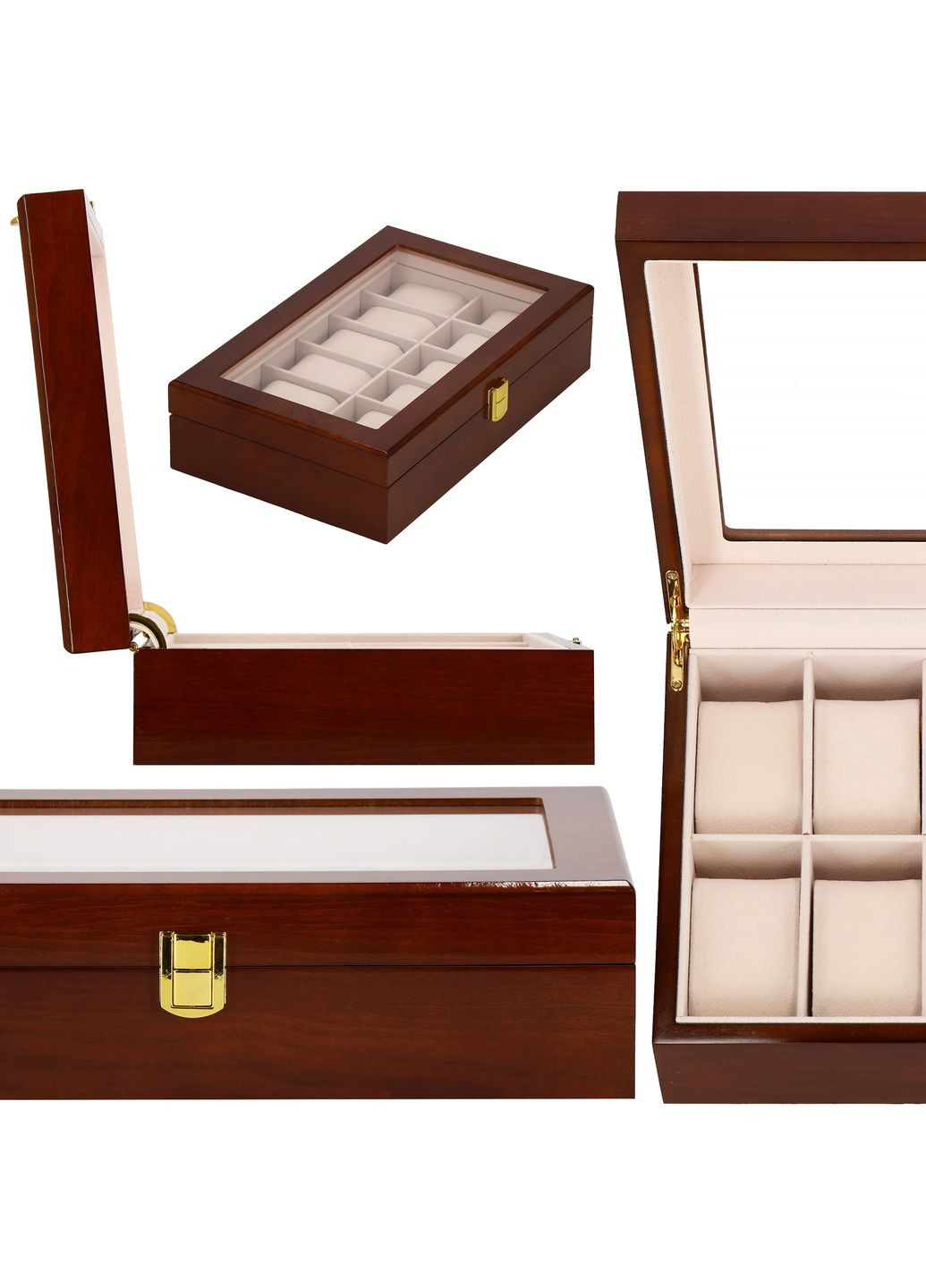 Скринька (органайзер) для зберігання годинників 31.5 x 20 x 8 см Springos ha1069 (290710150)