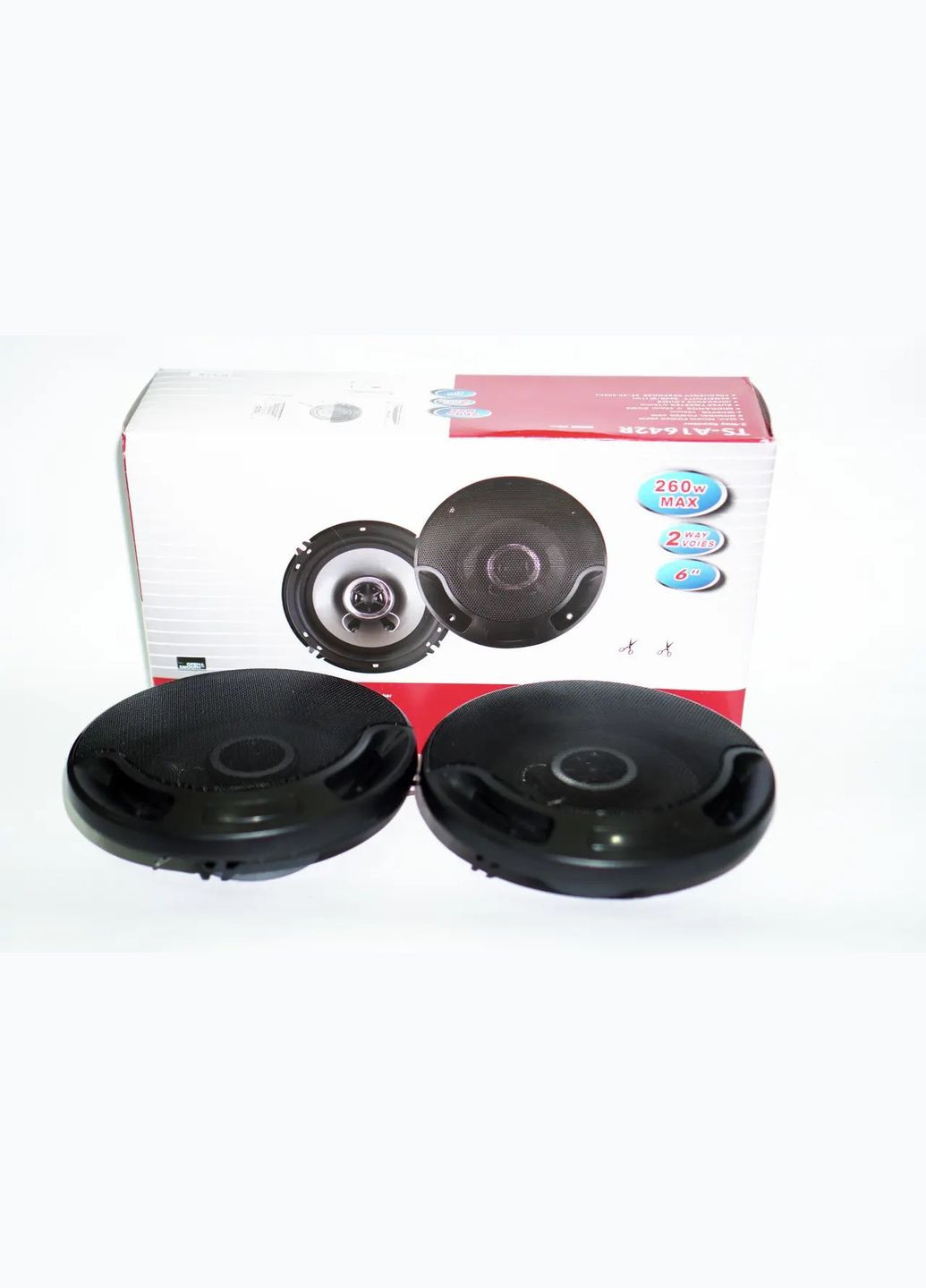 Автомобильная акустика TS-A1642R автомобильные колонки 2х полосные 16 см динамики 260Вт Черный Pioneer (336146354)