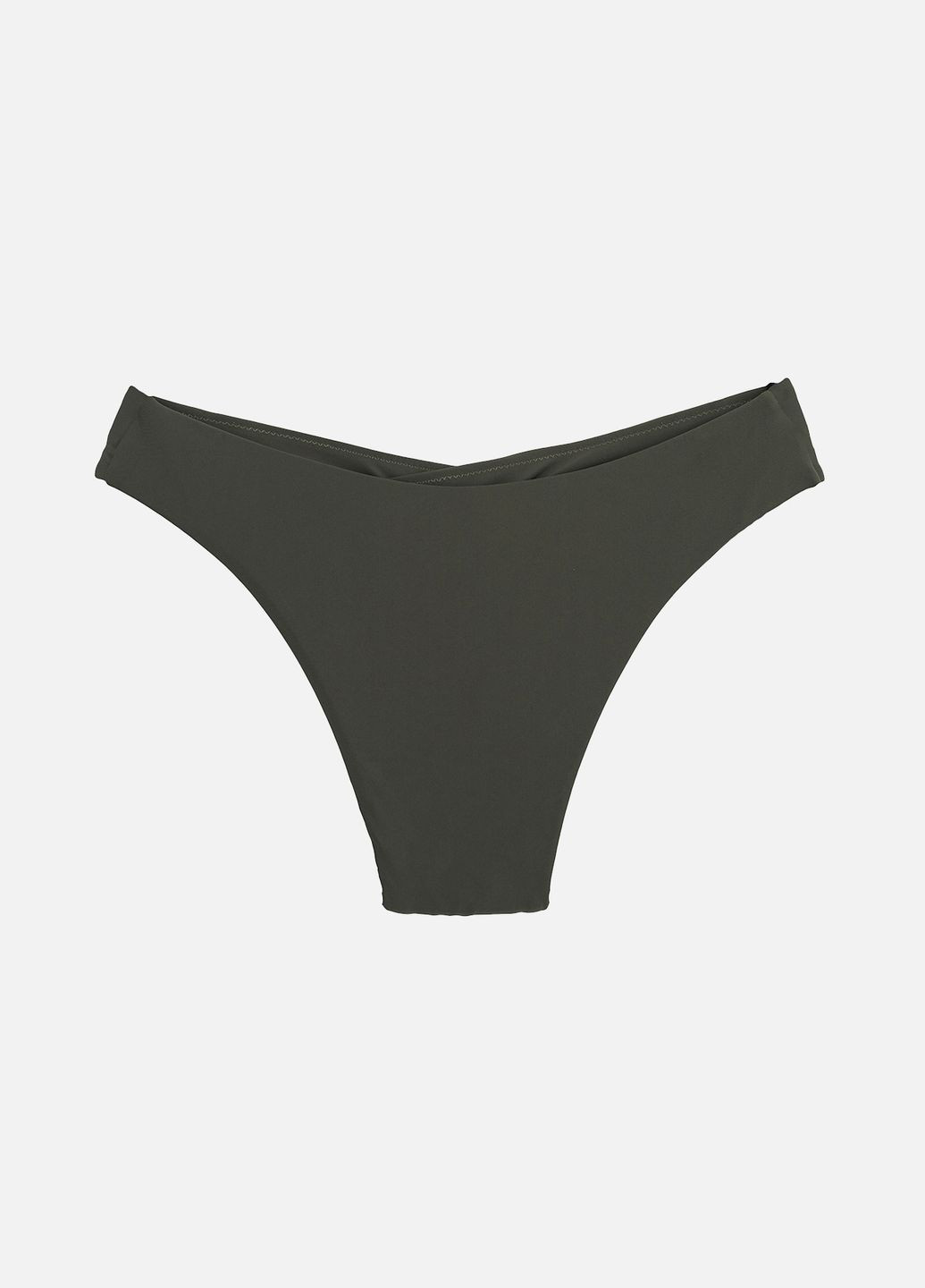 Оливковий (хакі) літній жіночі плавки — сліпи колір хакі цб-00250502 Teres