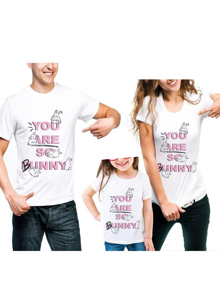 Футболки Фэмили Лук Family Look для всей семьи "You areo bunny" Кавун футболка (316305195)