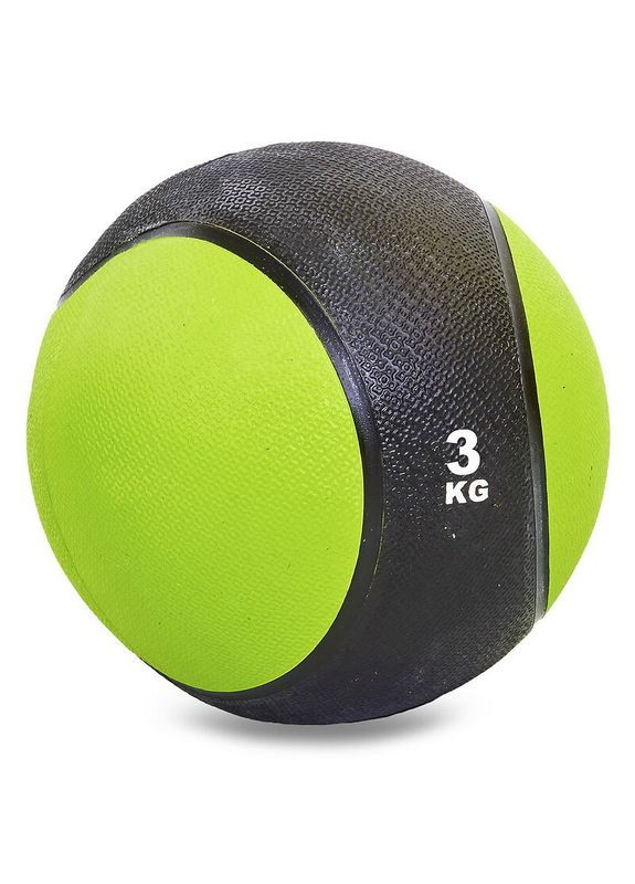 Медбол мяч медицинский Medicine Ball Желтый (вес 3 кг) C-2660-3-3 Record (367617829)