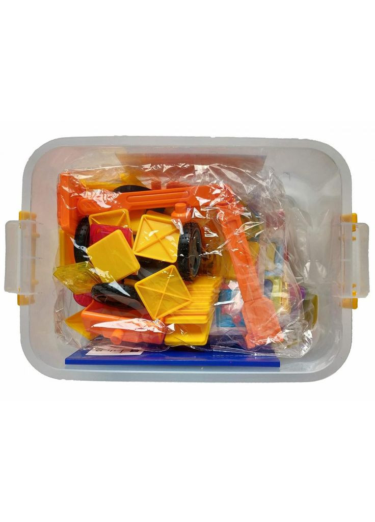 Конструктор (m56095) Магнікон 87 деталей Plastic box (367062714)