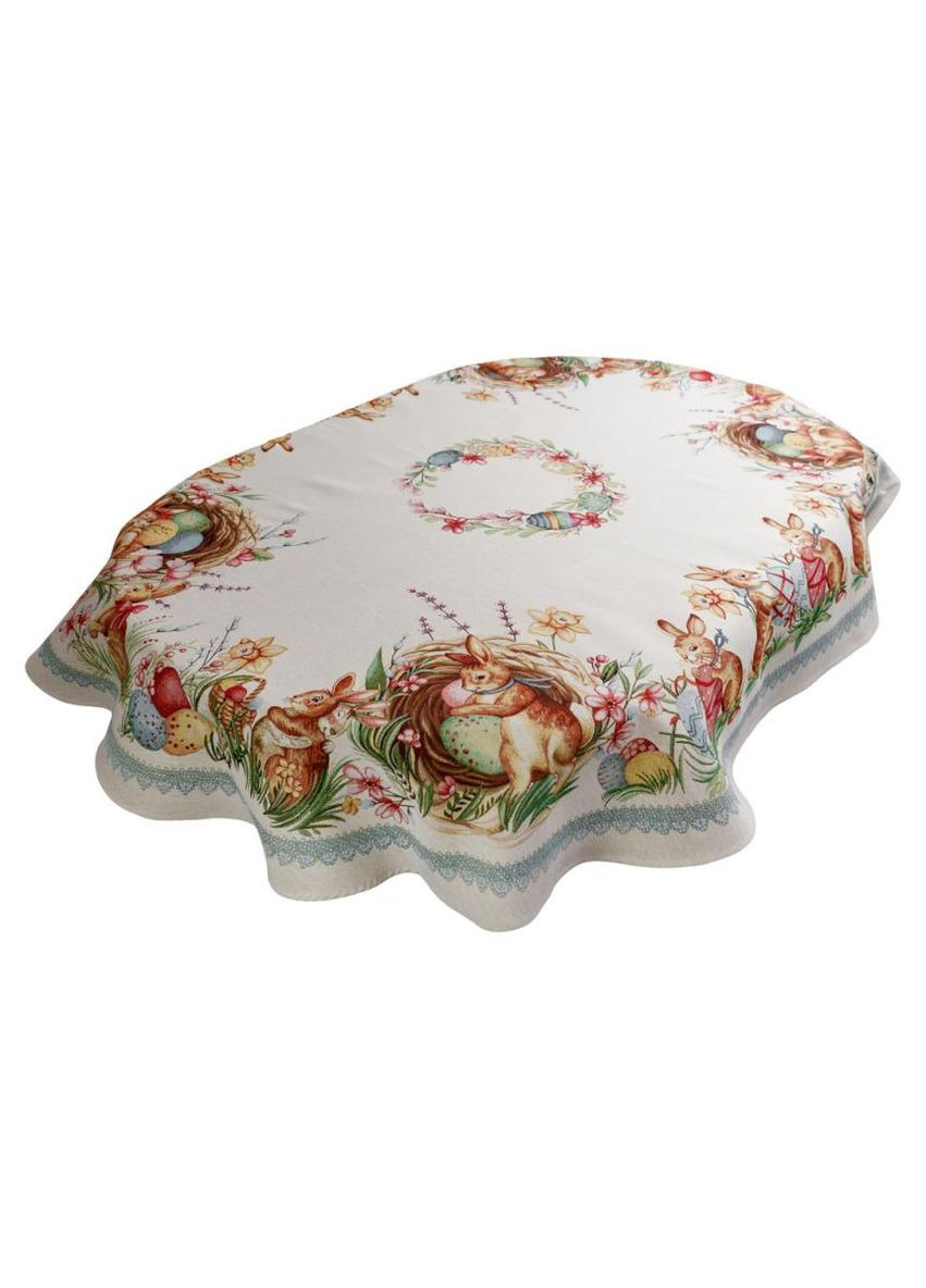 Гобеленовая скатерть на стол Согласие овальная Прованс (326807434)