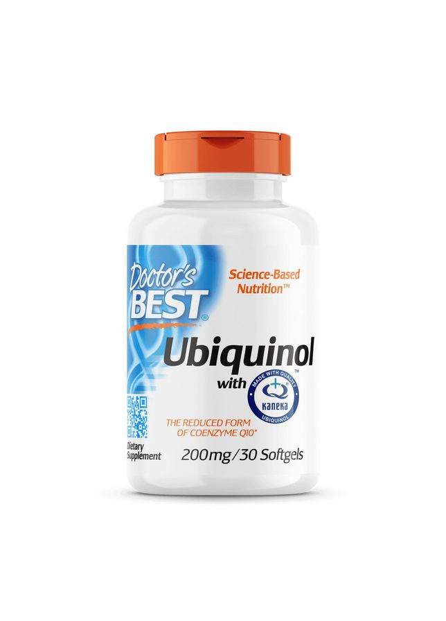 Натуральная добавка Ubiquinol with Kaneka 200 mg, 30 капсул Doctor's Best (334706753)