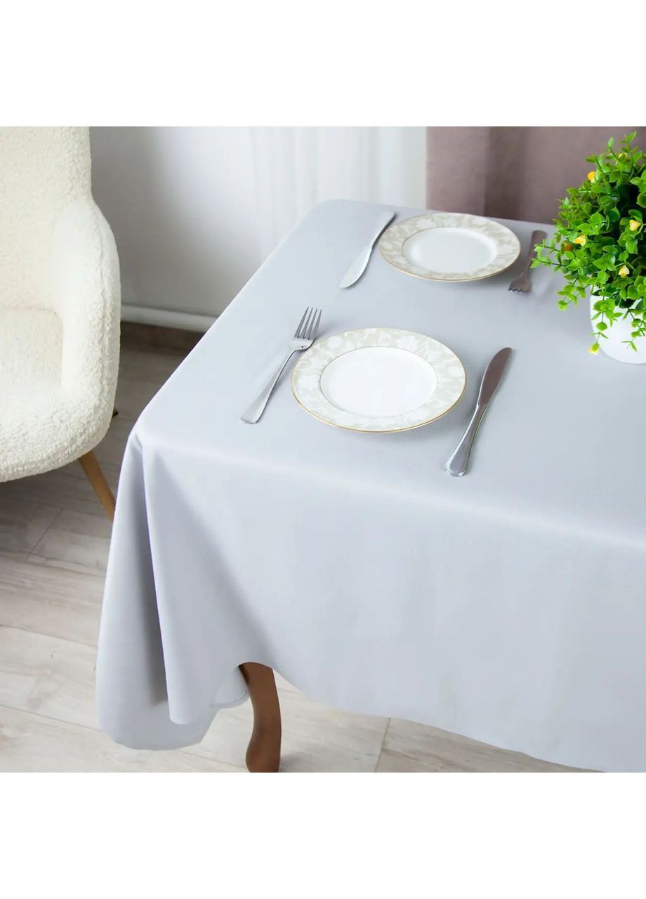 Водовідштовхуюча скатертина 150*200 см Світло-сіра (25850150200) ТЕП (364099890)