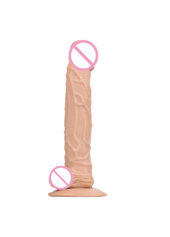 Фаллоимитатор на присоске, супер реалистичный фалос силиконовый, дилдо пенис из киберкожи 25 см No Brand (334011486)