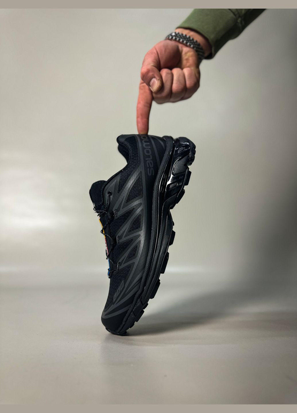 Чорні всесезон кросівки чоловічі і жіночі salomon xt-6 adv dover black | саломон хт-6 чорні No Brand