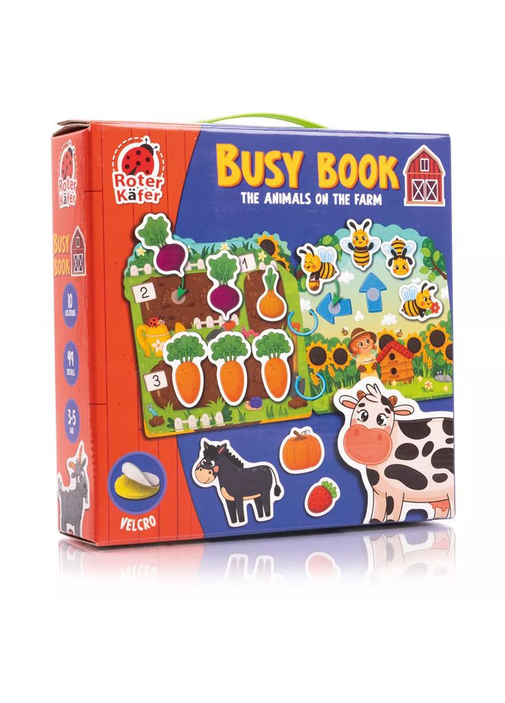Игра настольная Бизи Бук Животные на ферме (RK1170-02) Roter Kafer (353221398)