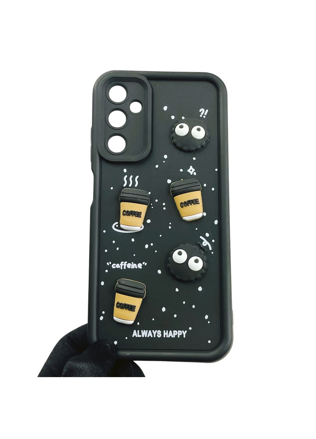 Чехол для Galaxy A05S (SM-A057) с 3д рисунком детский женский объёмный на самсунг а05с чёрный Samsung (366020789)