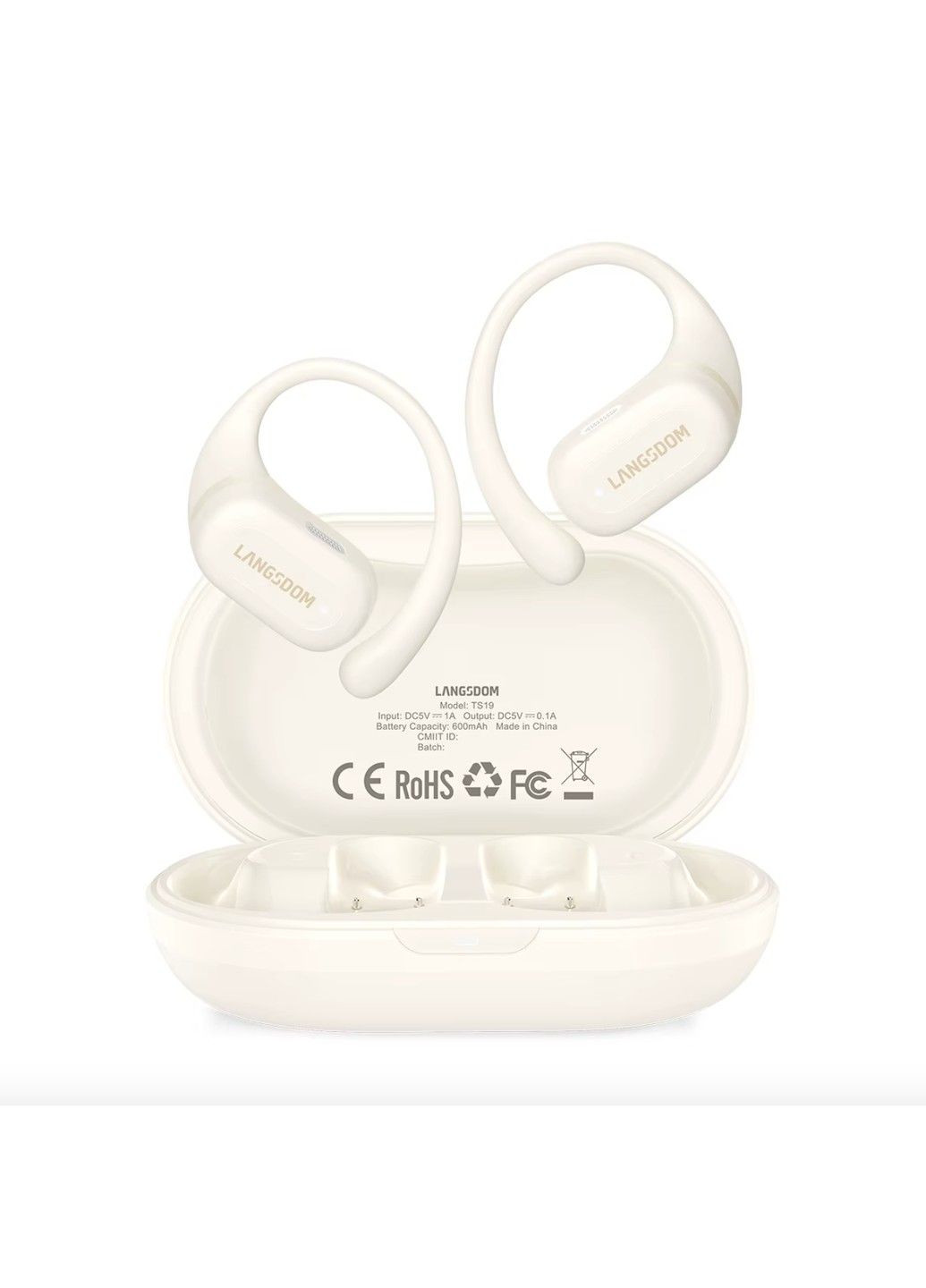Бездротові спортивні навушники bluetooth TS19 Open Ear Langsdom (316509817)