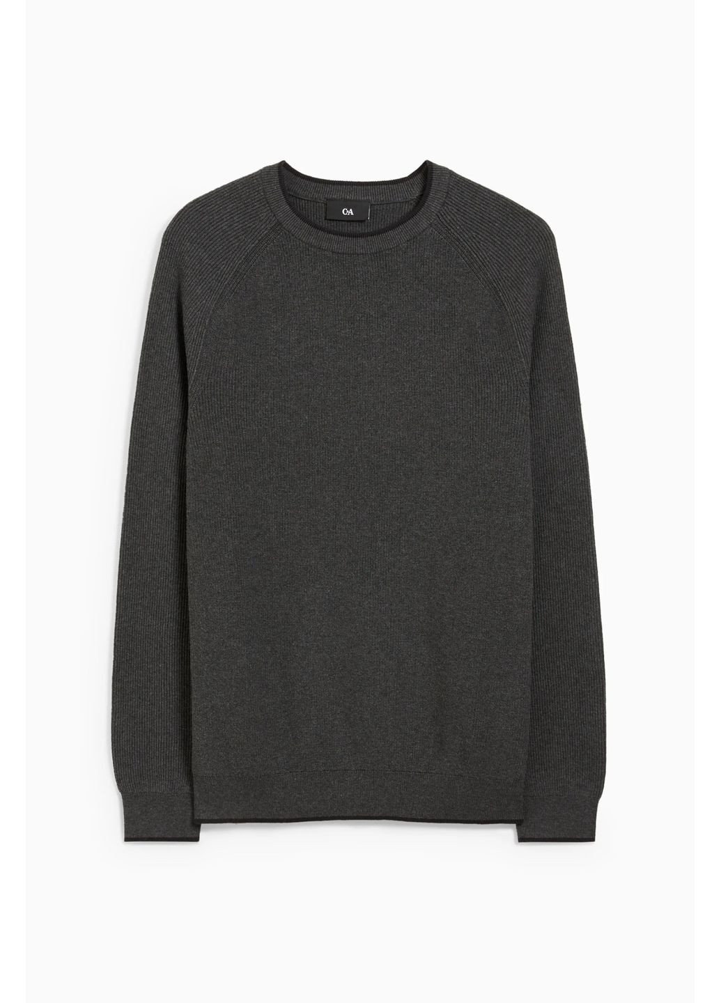 Сірий демісезонний светр з бавовни C&A