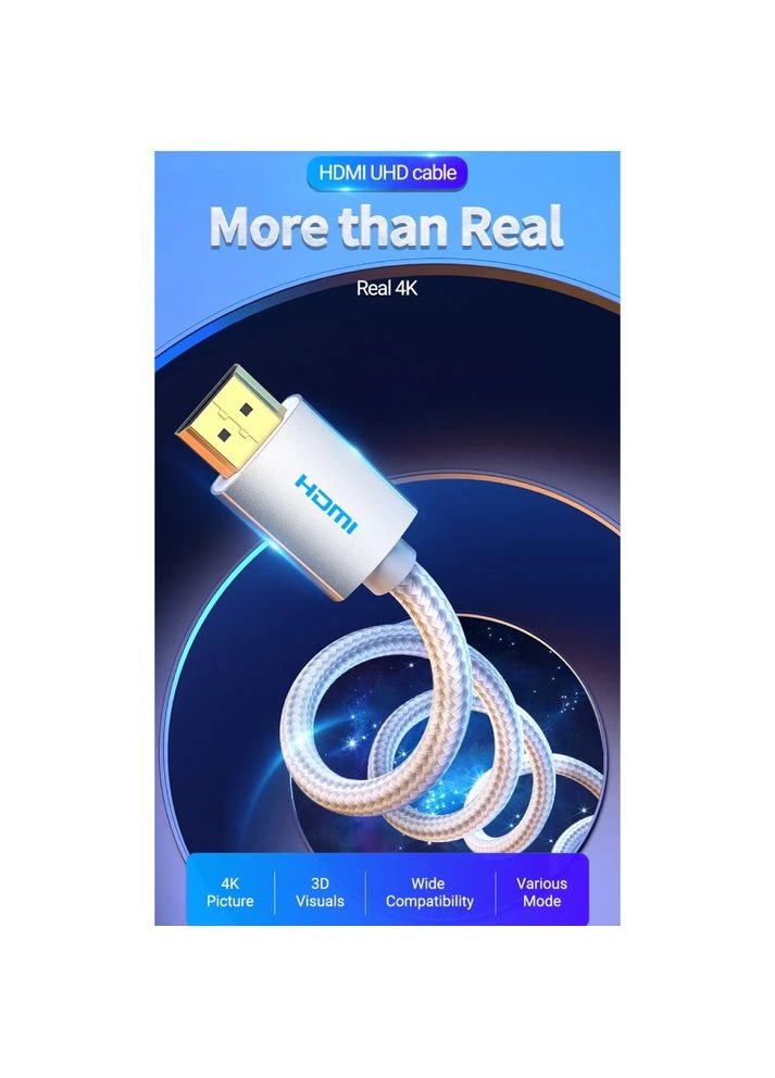 Кабель HDMI M-M 1 м Gray (AABIF) Vention (390179600)
