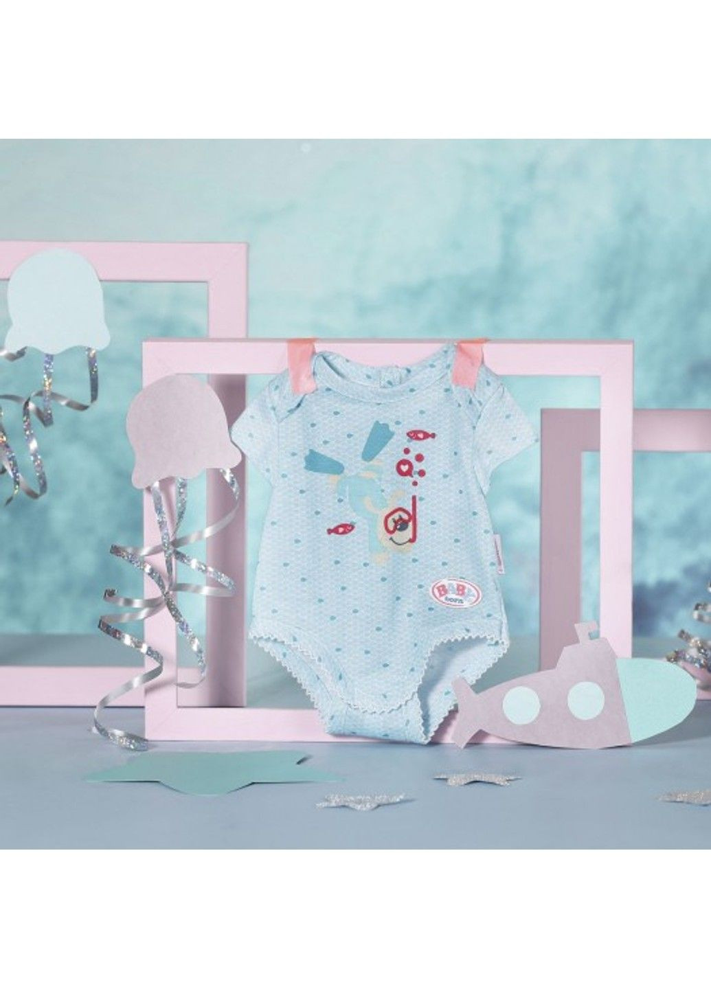 Одежда для куклы - Боди S2 (голубое) BABY born (331299250)
