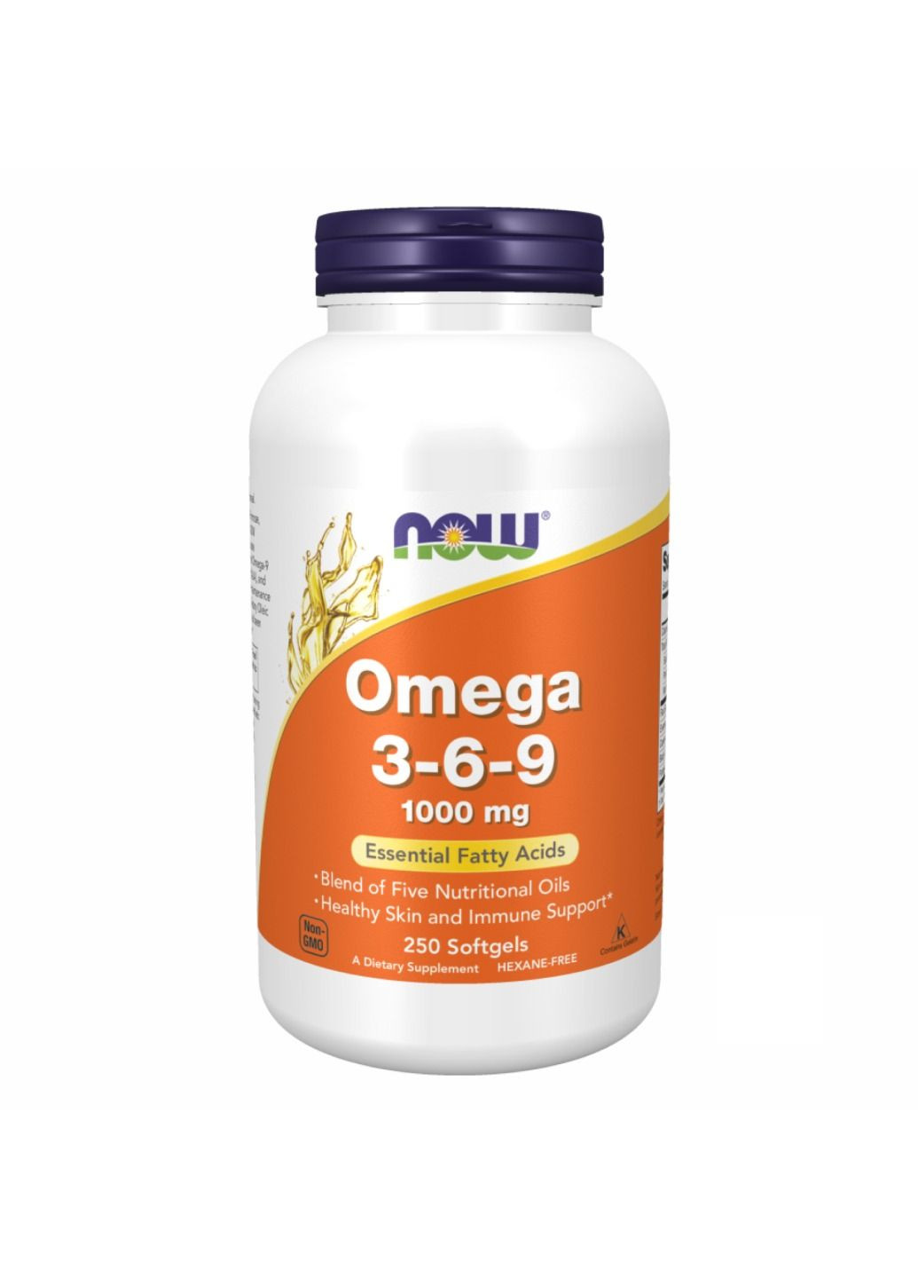 Комплекс жирних кислот Omega 3-6-9 1000 mg - 250 Softgels Now Foods (288677407)