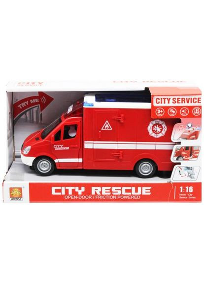 Машина служби порятунку "Defender", червона MIC (361416837)