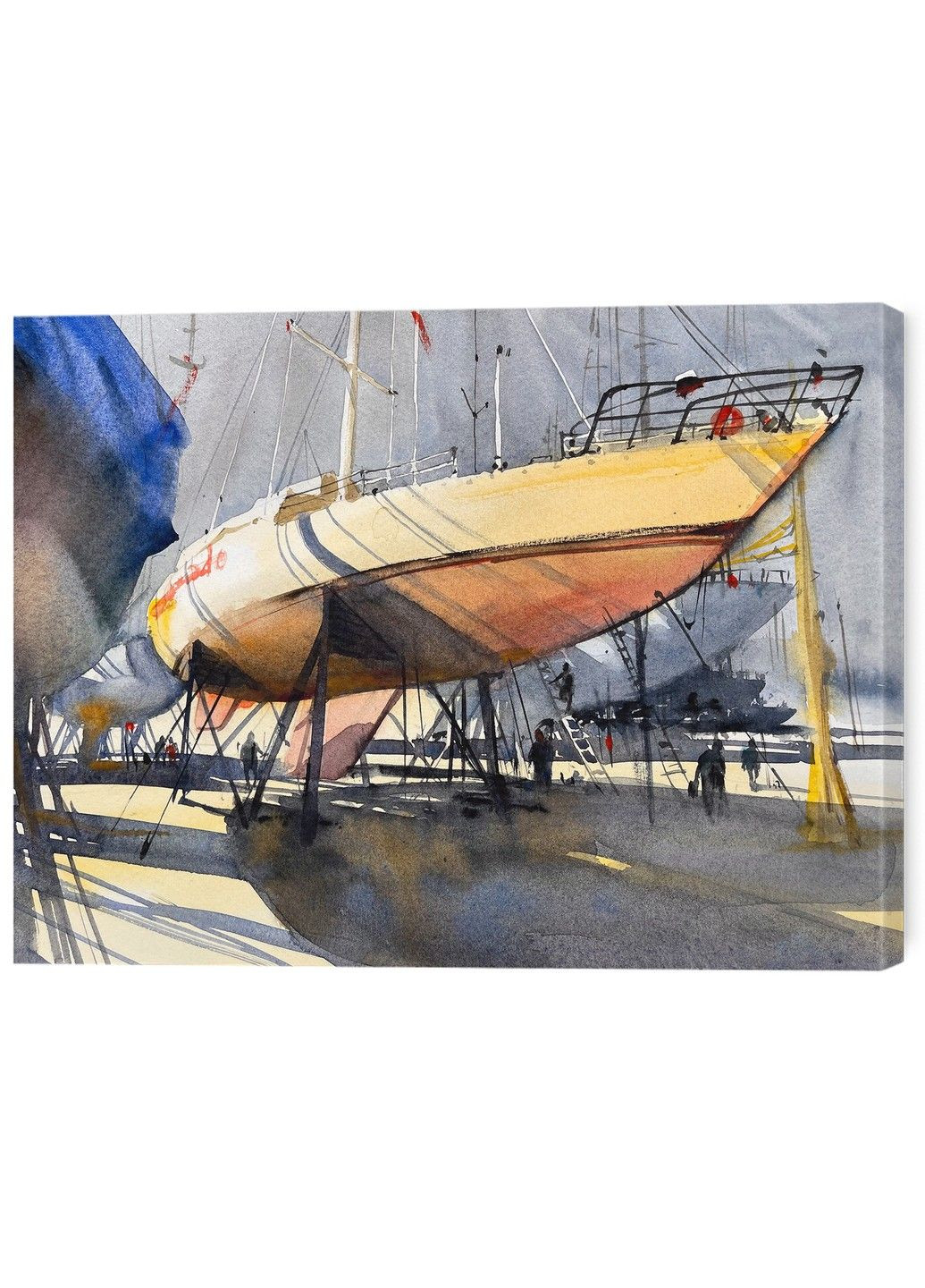 Картина на стіну у вітальню / спальню «Яхти під Сонцем» No Brand (324106630)