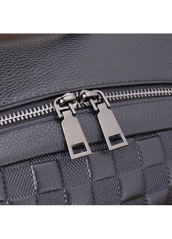 Рюкзак чоловічий шкіряний. Чорний міський рюкзак для ноутбука та документів 22727 Tiding Bag (339508400)