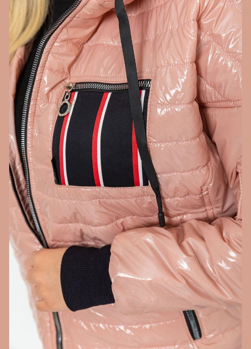 Пудрова демісезонна куртка жіноча демісезонна Ager