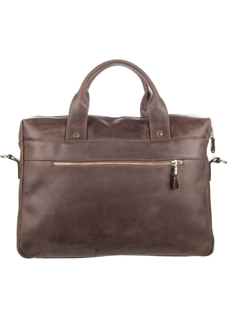 Сумка для ноутбука17" и документов кожаная коричневая размер 41х30х7-10 см 11026 Shvigel (362417682)