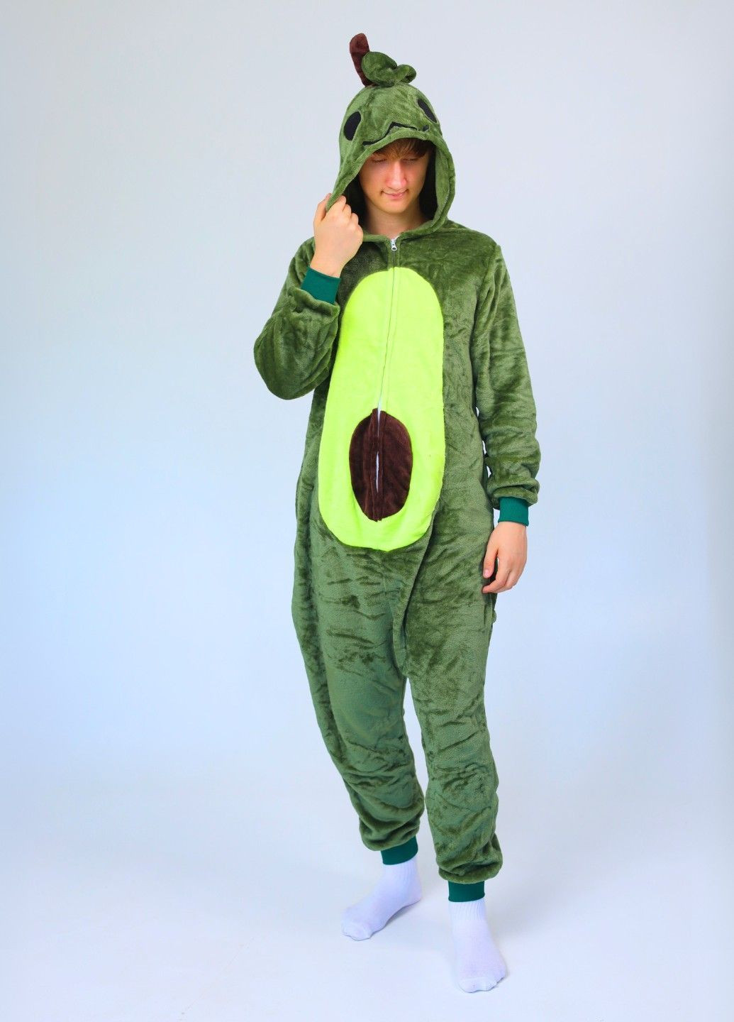 Кігурумі піжама Авокадо чоловіча зелена плюшева Lalapka (365783485)