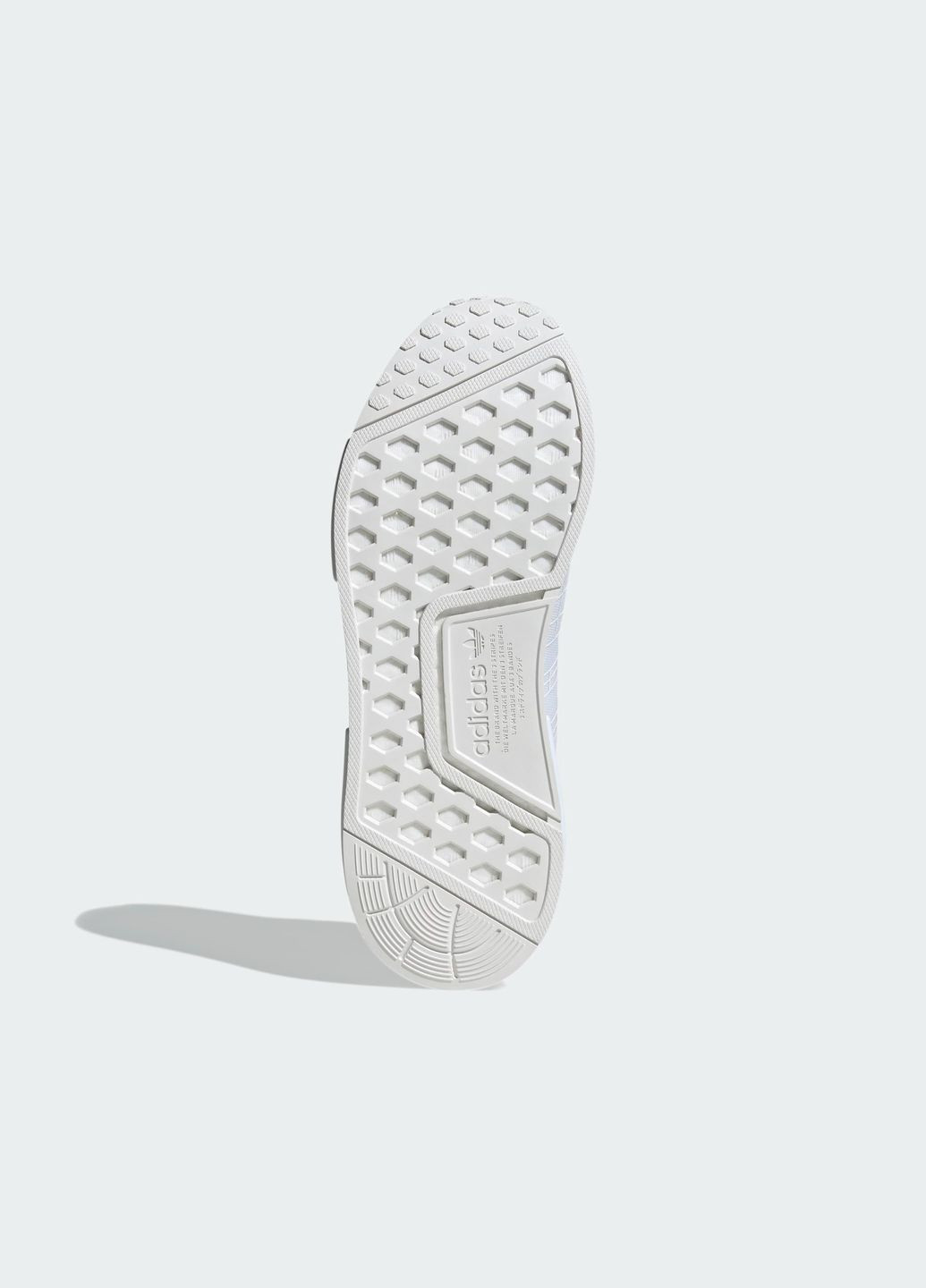 Белые летние кроссовки adidas NMD_R1 GX9531
