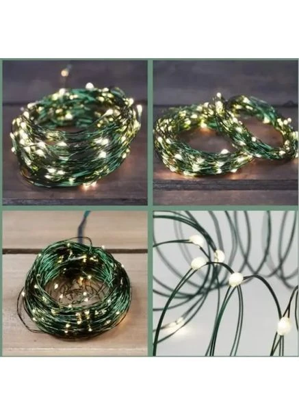 Гирлянда Роса LED на зеленом проводе USB 20*200 AND 5336 Intex (374477623)