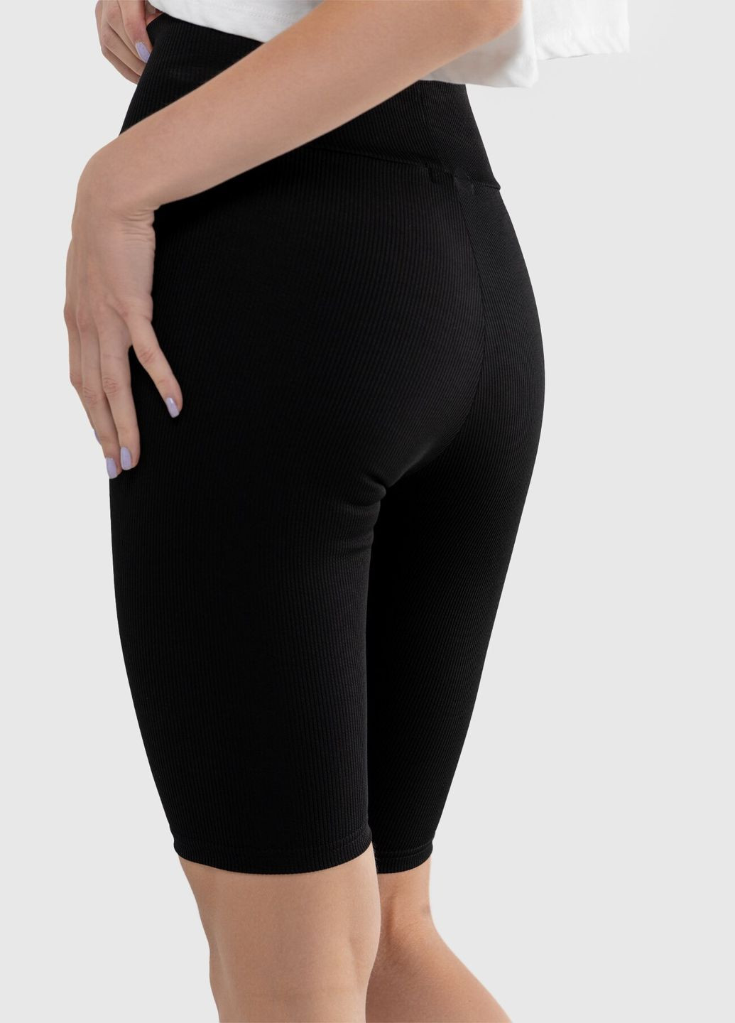 Велосипедки однотонные женские CTM WBC02314 Черный shop (2000989942146) LAWA (329057695)