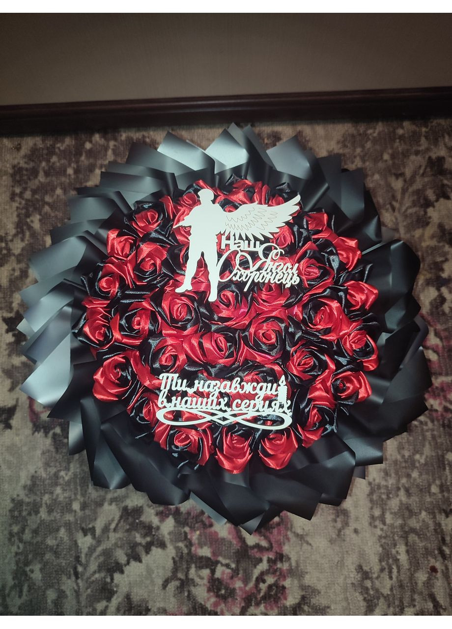 Букет з атласних стрічок No Brand (368672336)