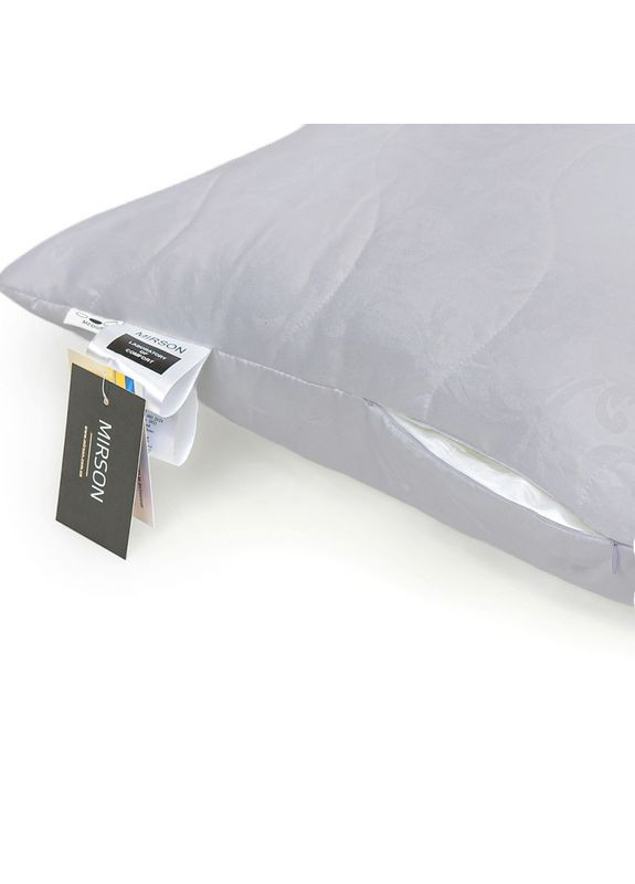 Набір антиалергенних подушок Eco-Soft №9015 Eco Light Gray середні 50х70 2 шт (2200005993255) Mirson (293655518)