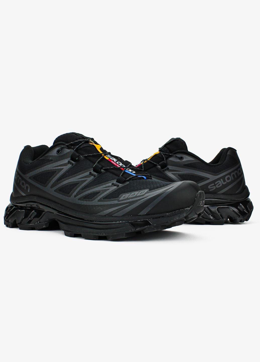 Чорні всесезон кросівки чоловічі і жіночі salomon xt-6 adv dover black | саломон хт-6 чорні No Brand