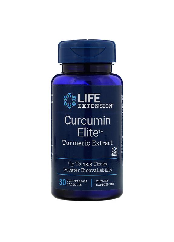 Екстракт куркуми, Curcumin Elite Turmeric Extract,, 30 капсул Life Extension (362369460)