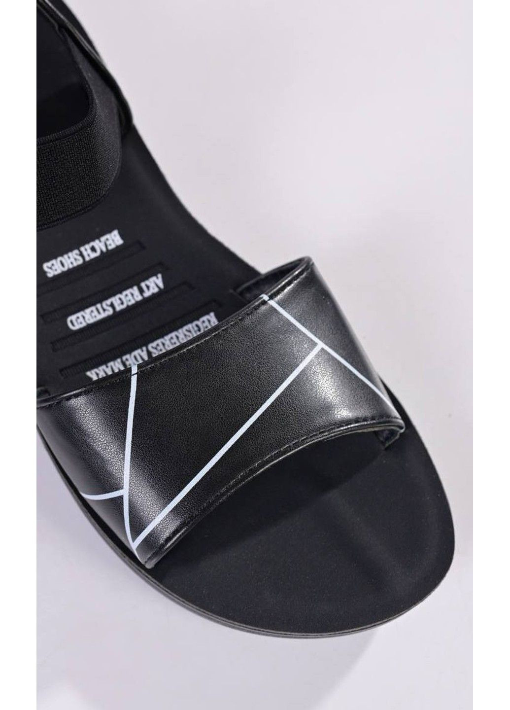 Черные босоножки женские узор черные YiYi