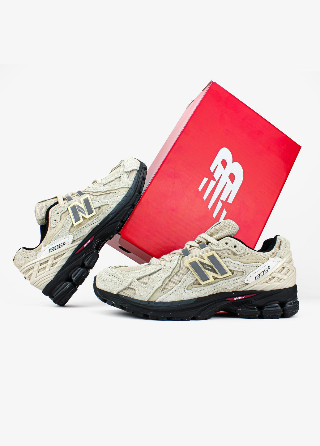 Бежеві всесезон кросівки чоловічі і жіночі new balance 1906d protection pack turtledove beige | нью беланс 1906d бежеві No Brand